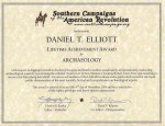 Dan's Lifetime Achievement Award in Archaeology